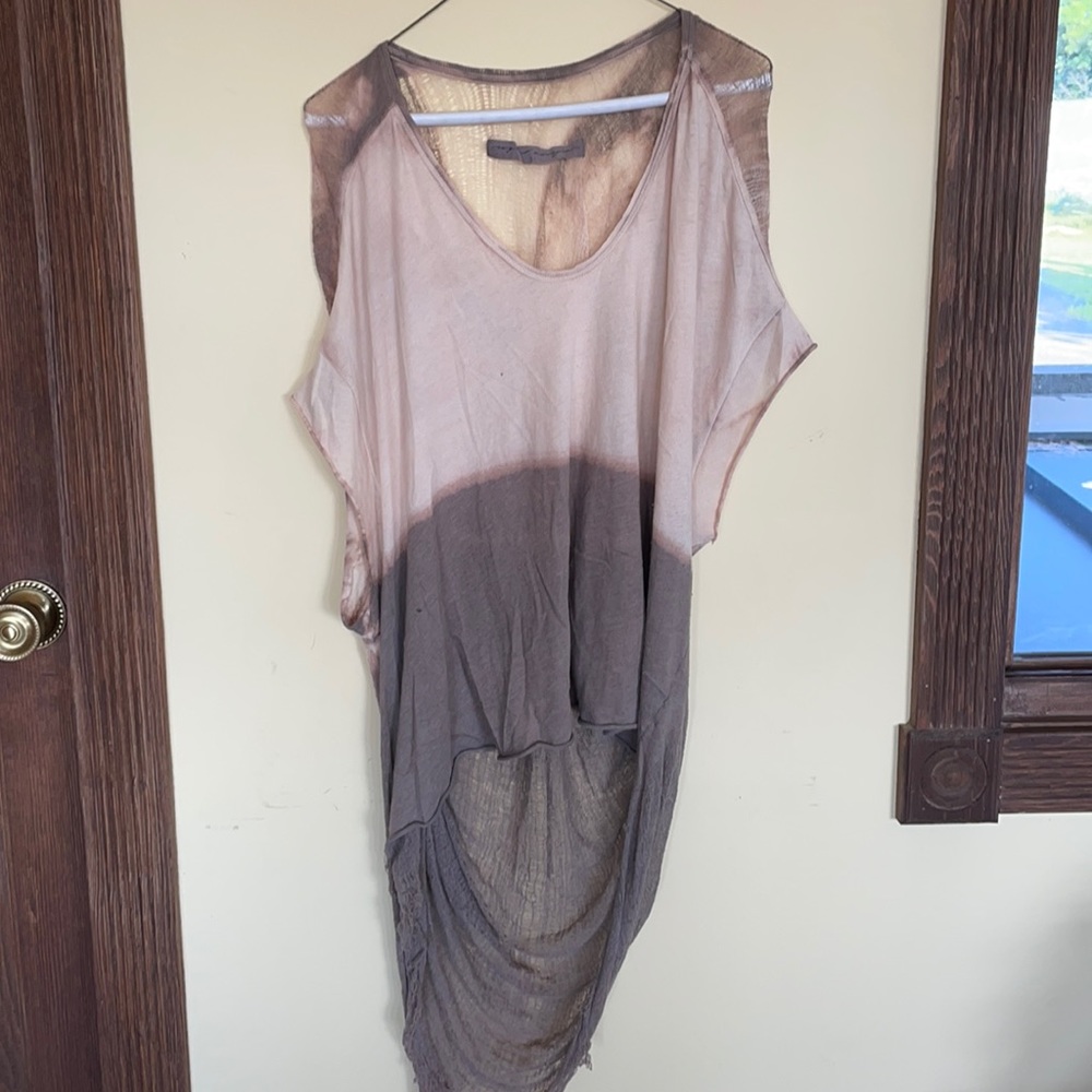 Raquel Allegra tie dye shirt